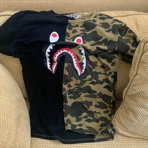 Bape tee used good condition